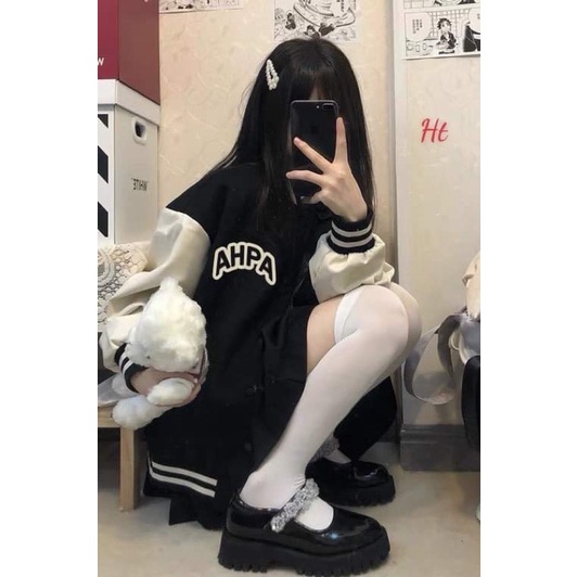 Áo khoác NỈ bomber AHPA HT12