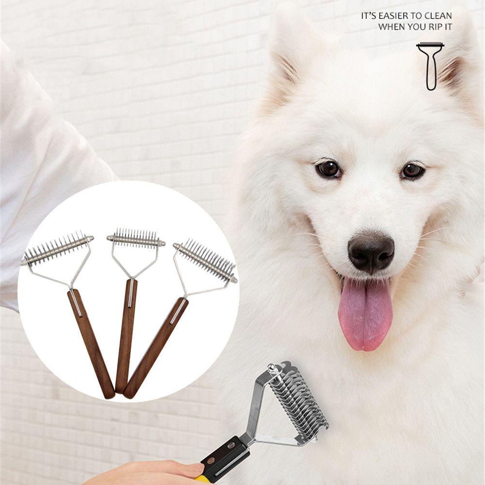 Lược Chải Lông Thú Cưng Bằng Gỗ Tiện Dụng