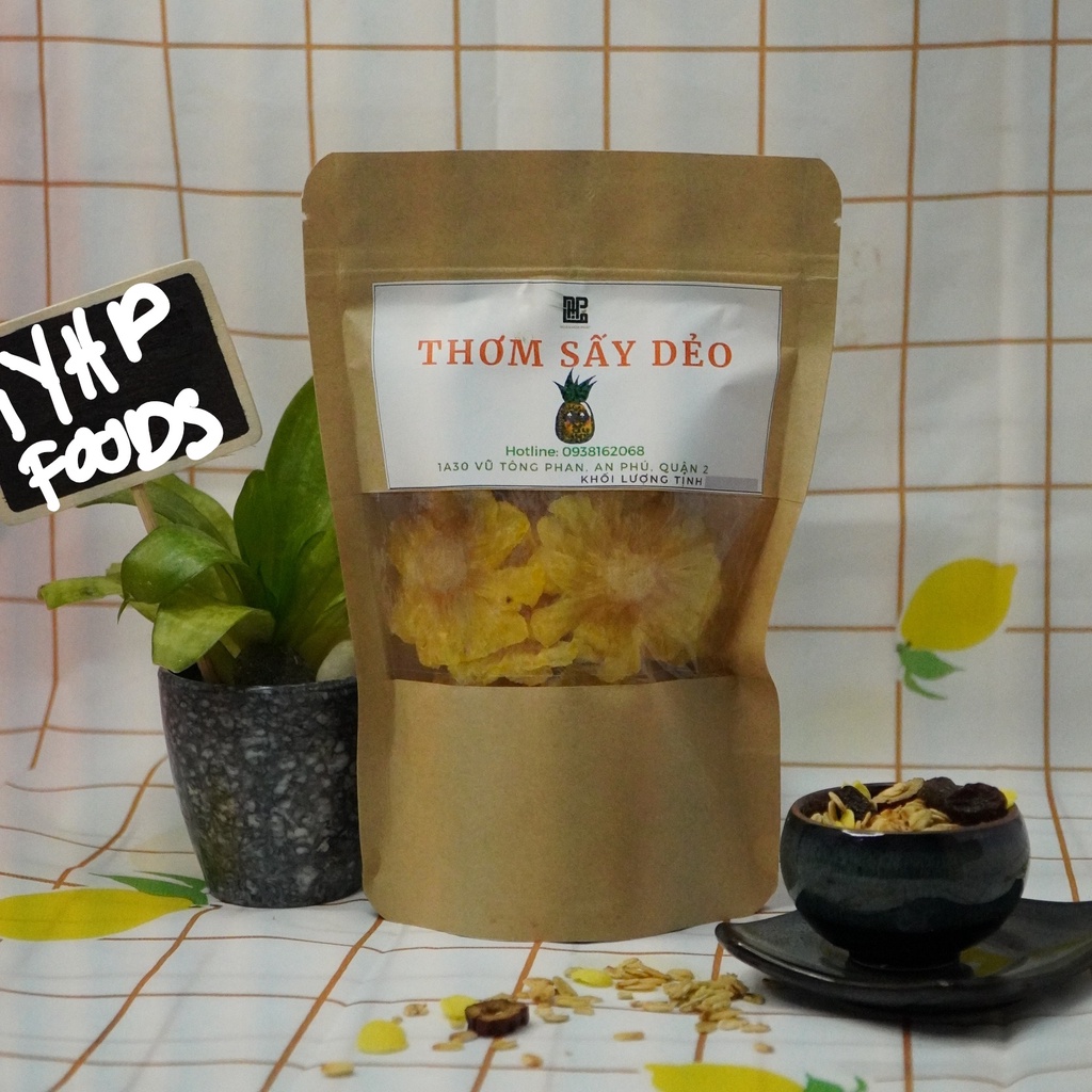 Thơm sấy dẻo - Giữ nguyên vẹn dinh dưỡng - Siêu Ngon - Thơm sấy lạnh - ĐẶC SẢN ĐÀ LẠT - Quà Ngày Tết