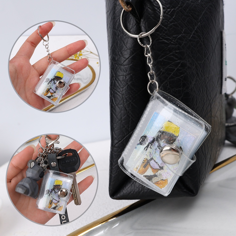 Album Ảnh Mini 1/2 Inch Kèm Móc Khóa Xinh Xắn