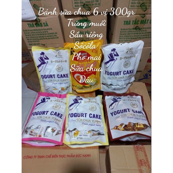 Bánh xốp sữa chua - phô mai- trứng muối- sầu riêng 300g