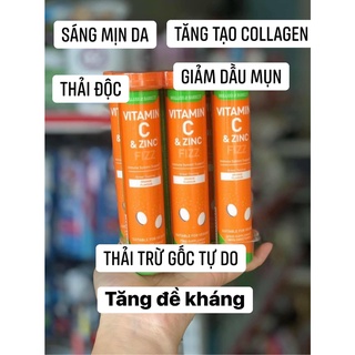 Vitamin c sủi kèm kẽm