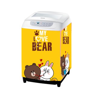Miếng dán máy giặt cao cấp mẫu gấu Cony và Brown