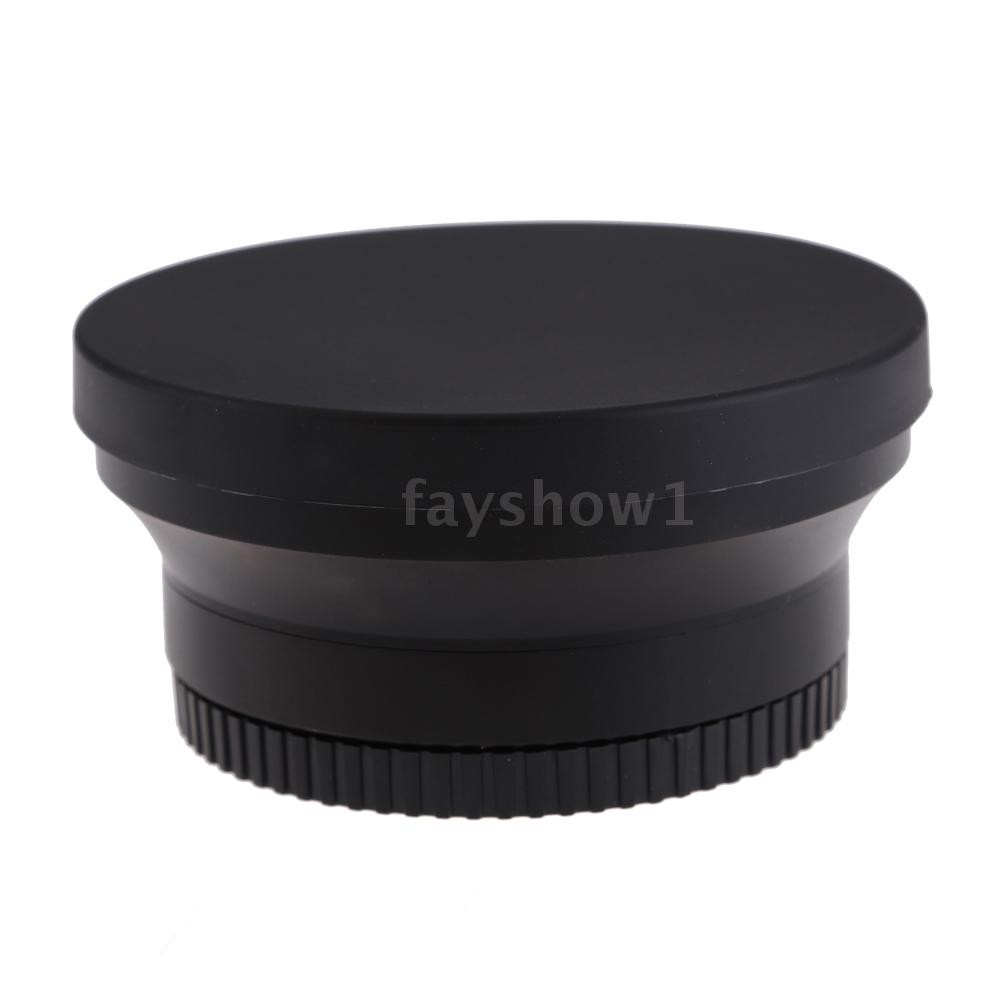 Len kính góc rộng máy ảnh kỹ thuật số kèm ống kính macro chất lượng cao 67mm 0.43× cho Canon Rebel T5i T4i T3i 18-135