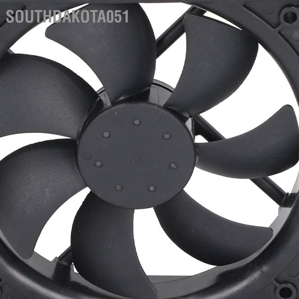 Southdakota051 Quạt bảng điều khiển năng lượng mặt trời Mini di động Polysilicon cho thú cưng thông gió với để cắm trại 6W 12V