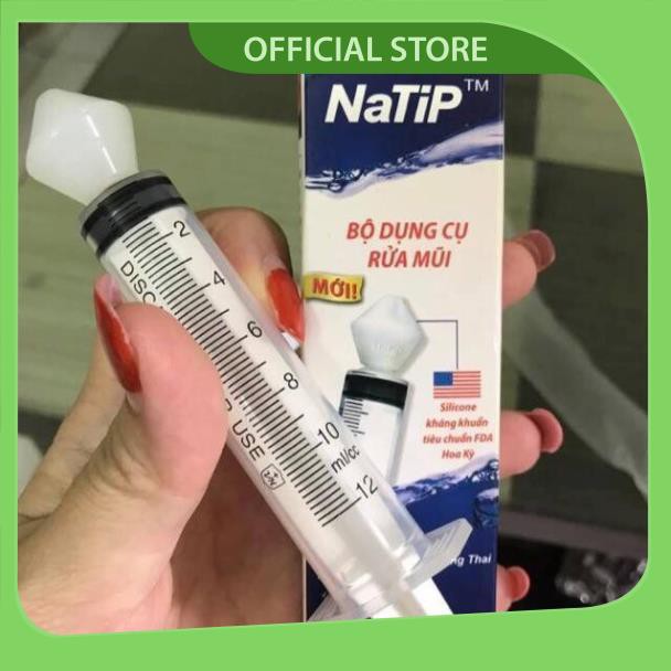 Dụng cụ rửa mũi Natip - đảm bảo an toàn của bộ y tế