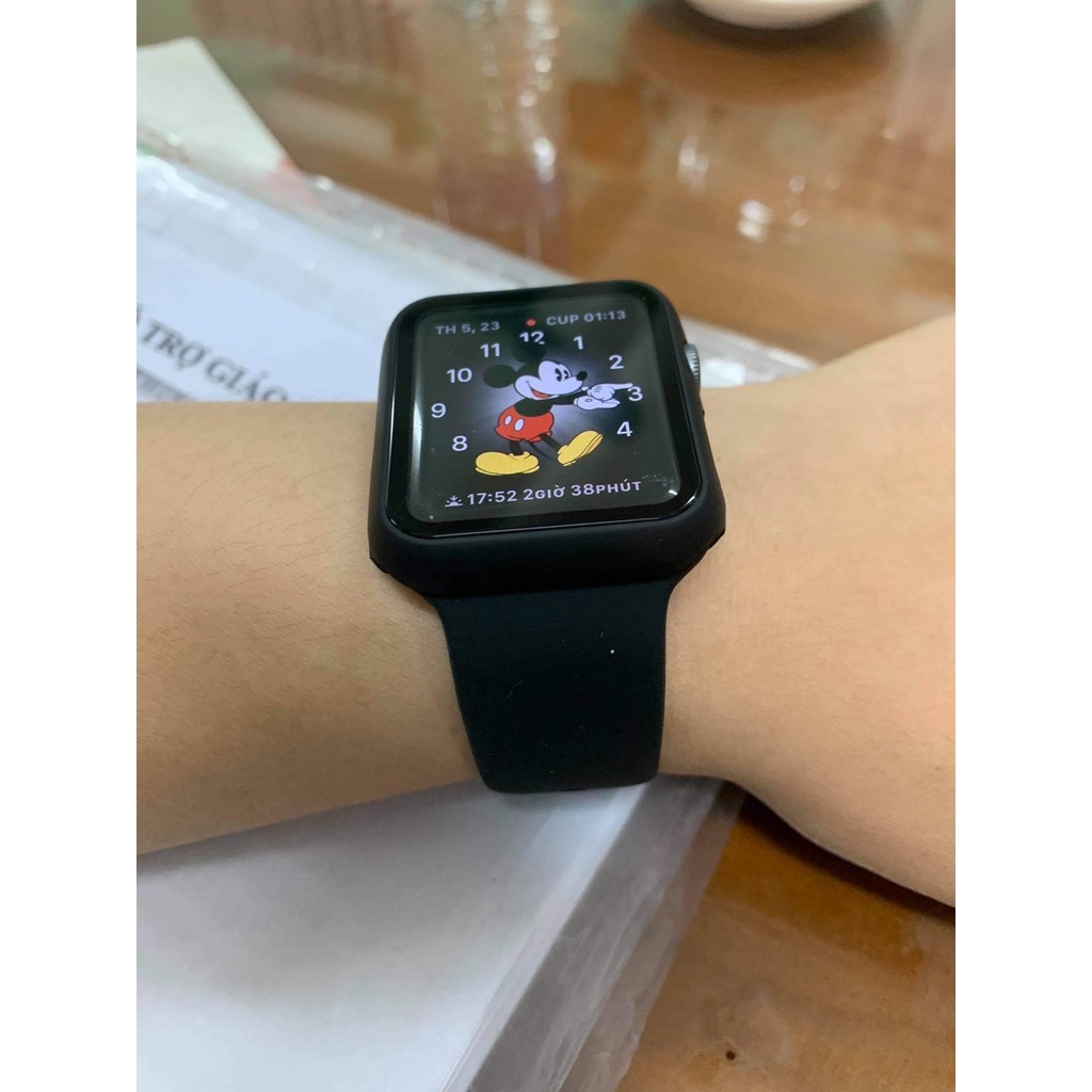 Dây silicon cho Apple Watch đồng Hồ Thông Minh iWatch 1/ 2/ 3/ 4/ 5/ 6/ 7/ SE size 38mm 40mm 41mm 42mm 44mm 45mm
