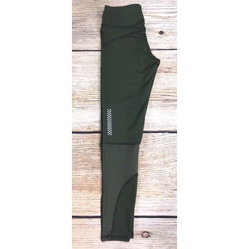 Quần Tập Gym Yoga Nữ, Quần Dài Thể Thao Phối Lưới Sau Co Giãn Tốt