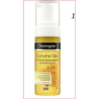 Sữa rửa mặt tạo bọt tinh chất nghệ Neutrogena Curcuma Clear