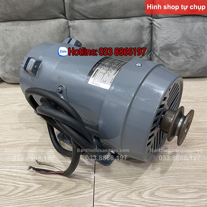 Motor Toshiba 1pha 550W chuyên dùng cho trụ bơm xăng dầu