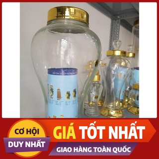 Bình thủy tinh ngâm rượu 6L VN (có van, không van) - Thảo Dược Thanh Bình