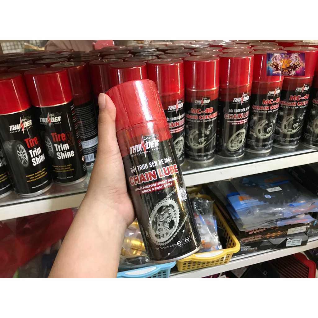 BỘ BA XỊT RỬA, DƯỠNG, BÔI TRƠN SÊNH THUNDER (HÀNG CÔNG TY) TẶNG KÈM CHỔI CHÀ SÊNH