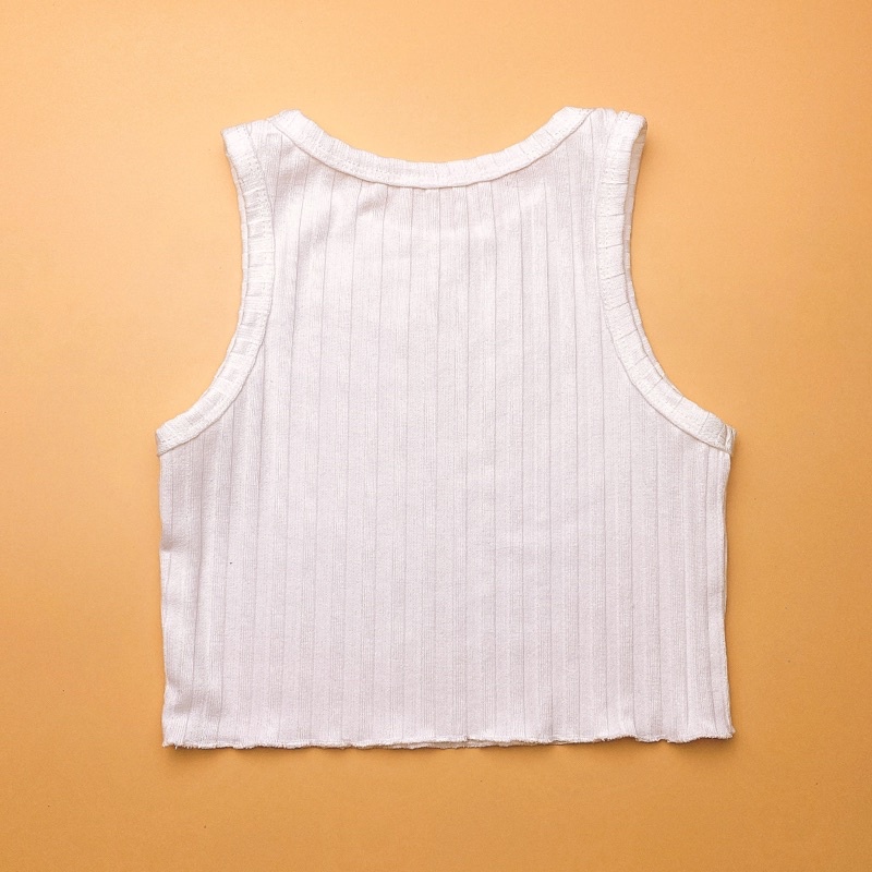 Tank top thun gân August25 từ 20kg-60kg có size cho Mẹ và cả bé