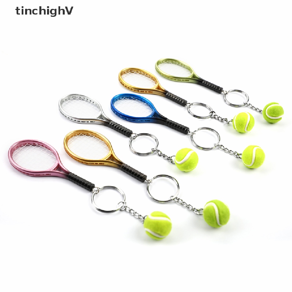 Móc Khóa Hình Vợt Tennis Mini Dễ Thương