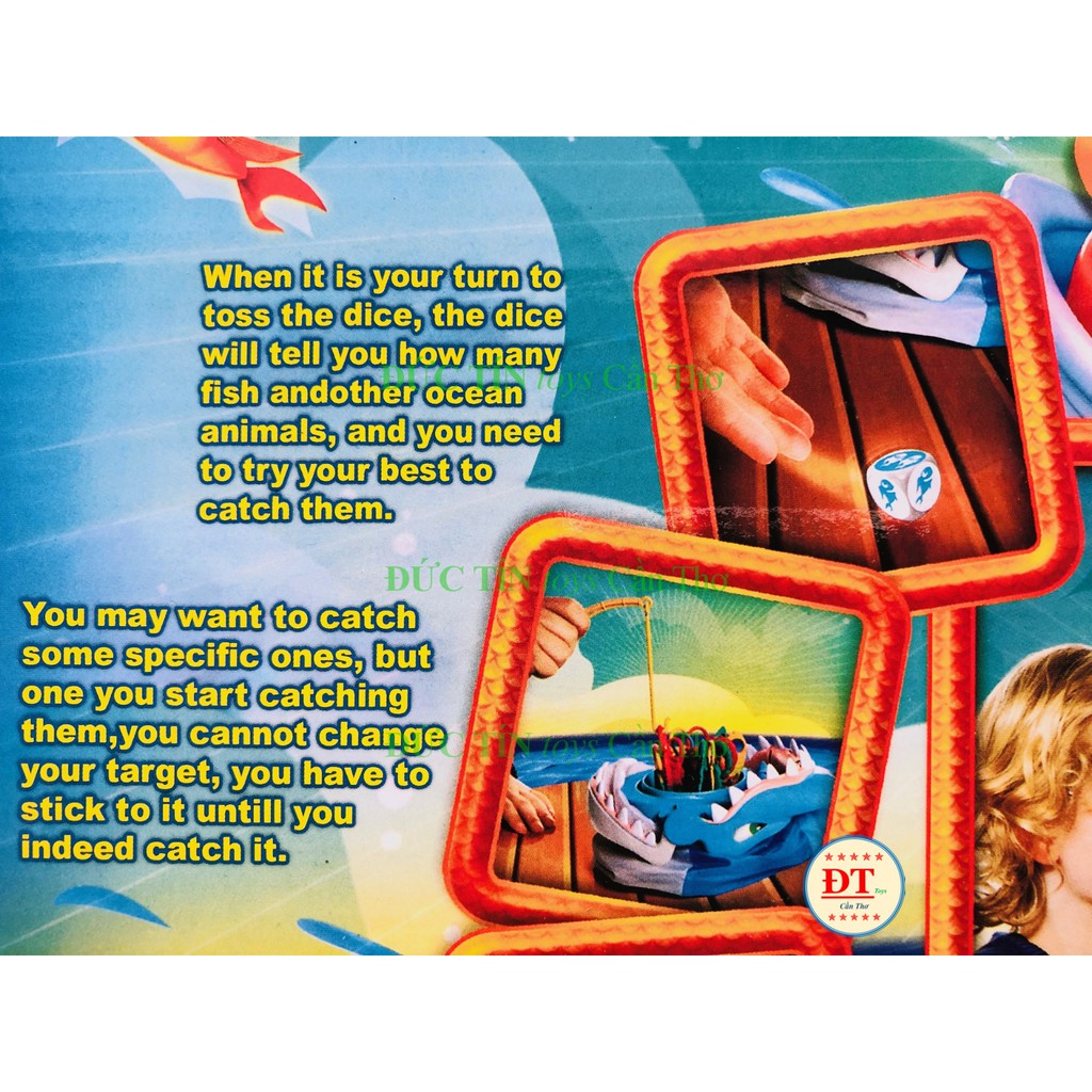 ĐỒ CHƠI BOARGAME CÂU CÁ MẬP FISH TORRIBLE