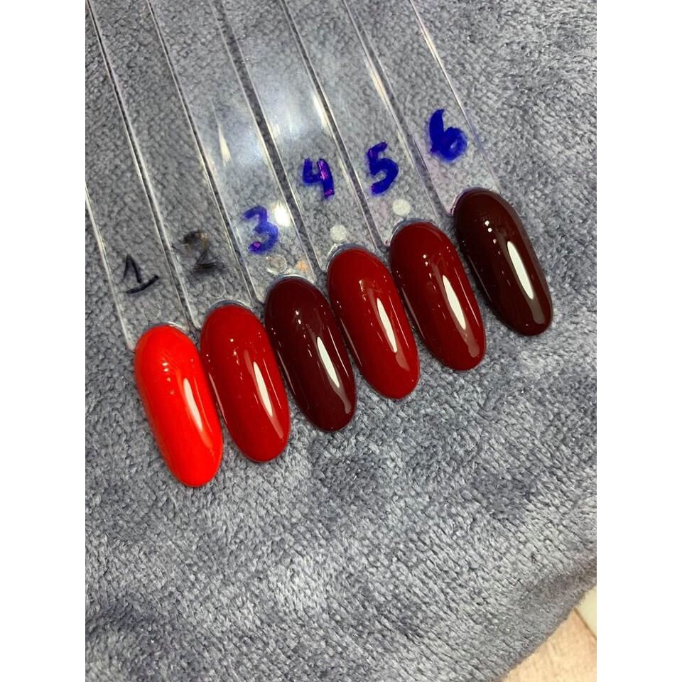 Sơn Gel MXBON Tone Đỏ Đẹp Quý Phái, Chất Sơn Chuẩn, Bóng Mượt (Lẻ 1 Chai)