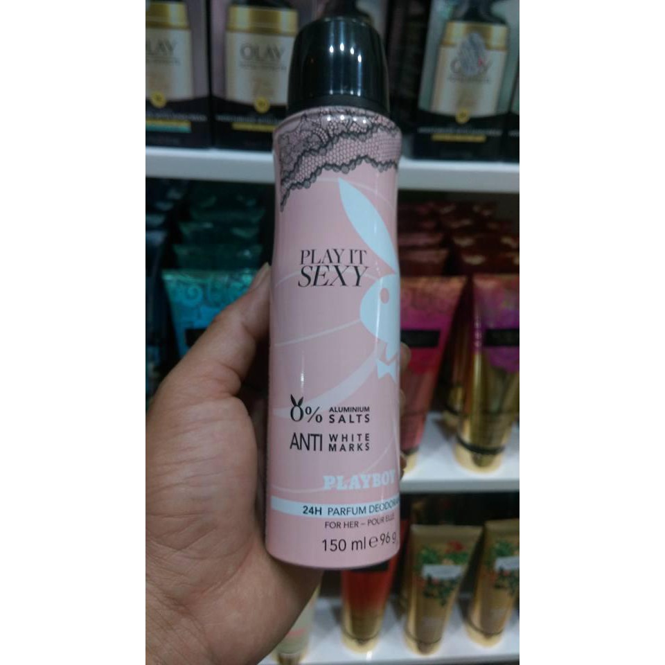 [SIÊU SALE] Xịt khử mùi Playboy Nữ 150ML PLAY IT SEXY 24H | BigBuy360 - bigbuy360.vn