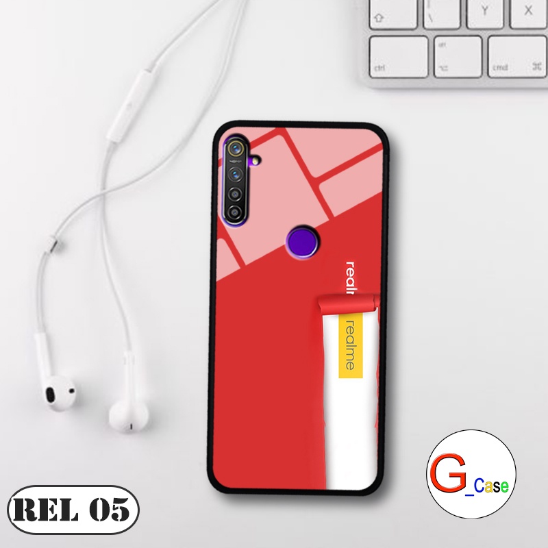 Ốp lưng kính 3D Realme 5 Pro/ Realme Q