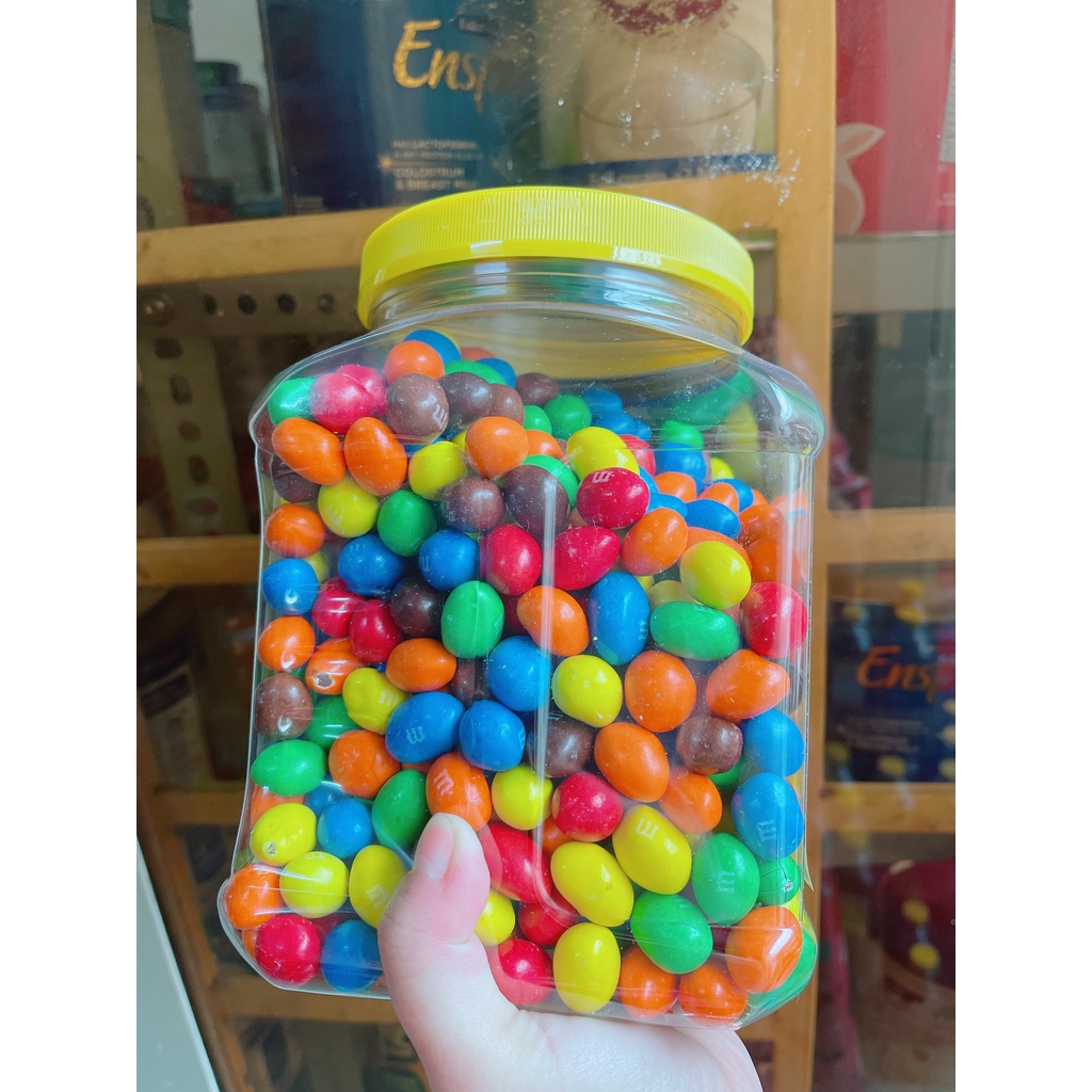 [HÀNG MỸ] Socola M&amp; M có nhân và không nhân 1,757 kg