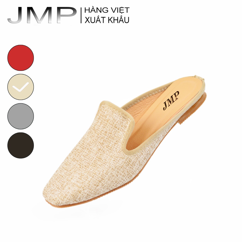 JMP - Giày Sục Nữ Bít Đầu Da Vải Năng Động 1cm mã AH241