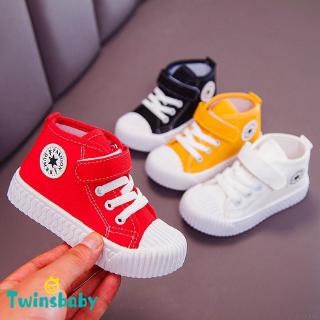 Giày thể thao canvas cổ cao cho bé