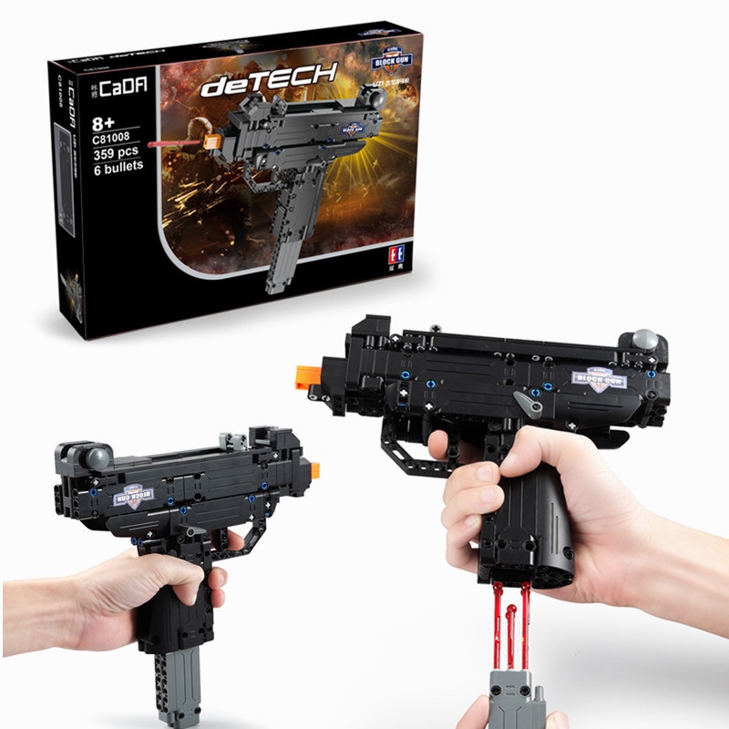 Đồ Chơi lắp ráp CaDA C81008 Lắp Ráp Kiểu LEGO Mô Hình PUBG Uzi Với 359 Mảnh Ghép