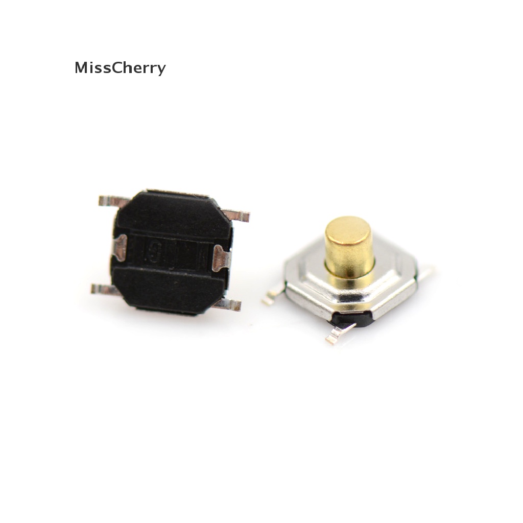 Bộ 20 Nút Nhấn Đồng Chống Thấm Nước 4x4x3mm