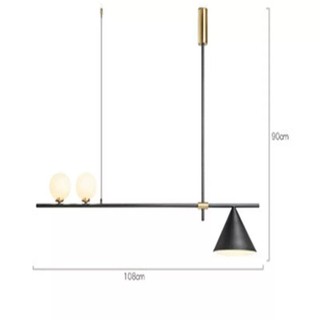 Đèn thả phong cách Bắc Âu đèn  thả trang trí phòng ăn,  quầy bar,  quán coffee năng động HL921