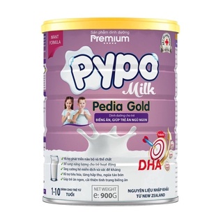 Sữa bột PYPO MILK Pedia Gold dành cho trẻ biếng ăn, giúp trẻ ăn ngủ ngon
