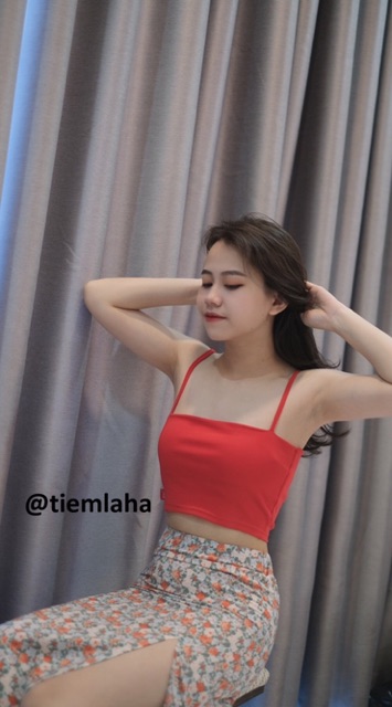 ÁO 2 DÂY BASIC CÁ TÍNH TÔN DÁNG - ẢNH THẬT