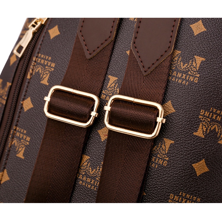 Balo da CHUWANGLIN in chữ thời trang vintage