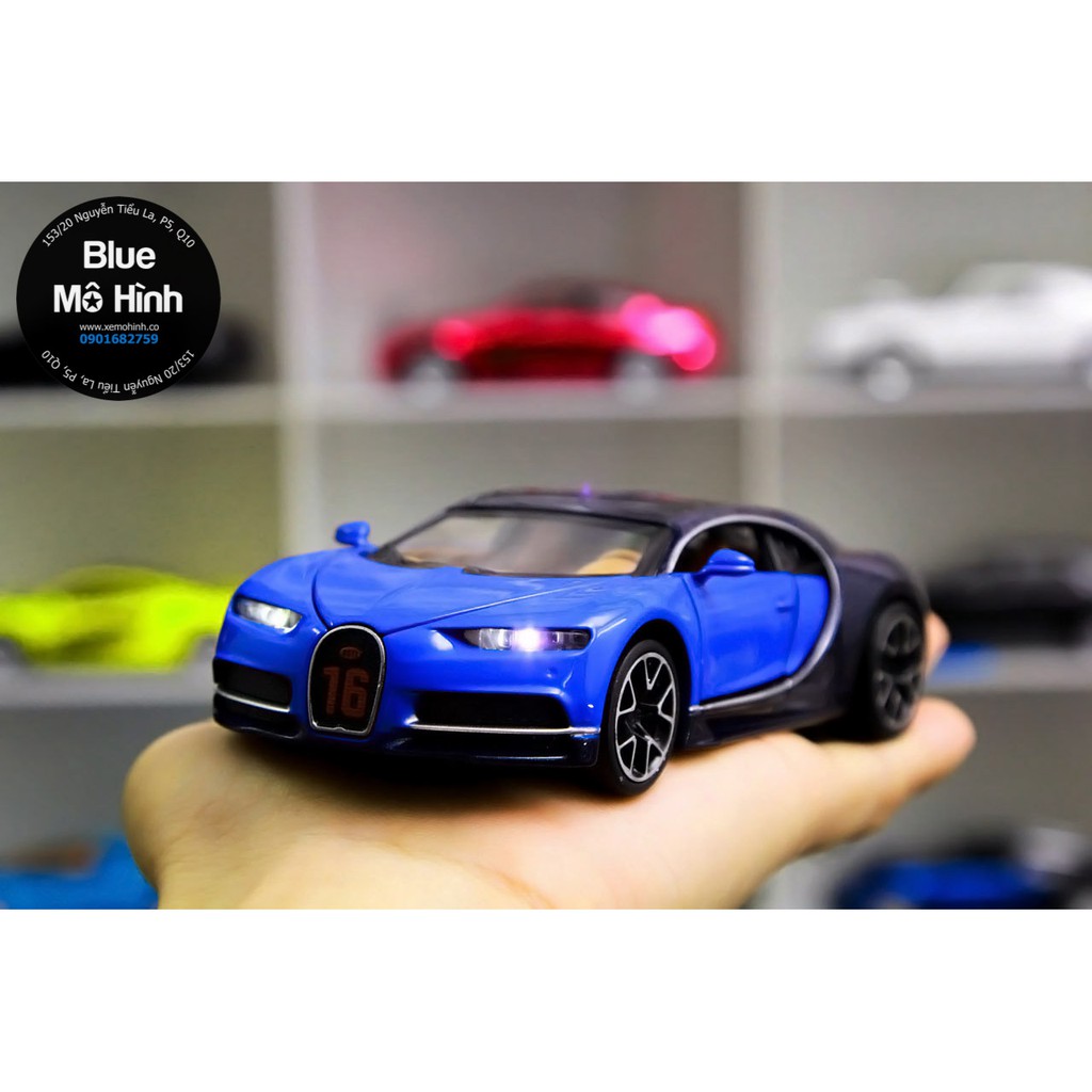 Blue mô hình | Xe mô hình Bugatti Chiron tỷ lệ 1:32