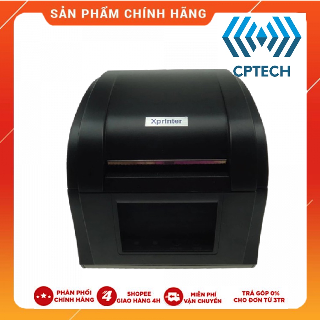 Máy in tem + in hoá đơn K80 Xprinter XP 360B in đơn hàng GHTK, in tem nhãn và phiếu giao hàng các sàn TMĐT