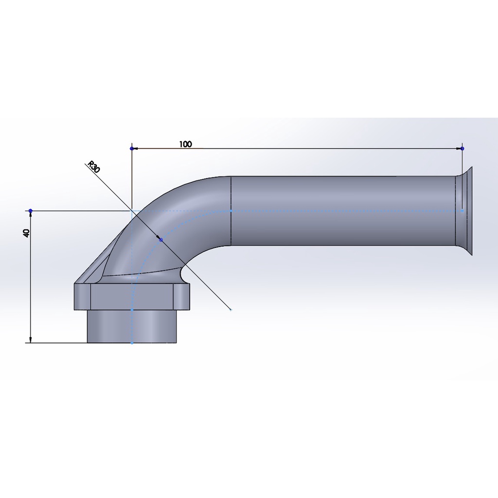 Ống thông hơi dáng loa Marshall Kilburn 2