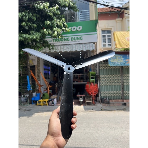 Cánh quạt Sắt công nghiệp 650  . Đường Kính trục 11,5mm lắp cho động cơ máy giặt
