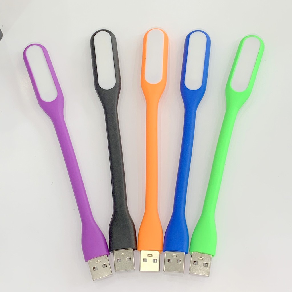 Đèn LED usb đa năng, bóng đèn laptop, đèn pin sạc dự phòng làm đèn ngủ uốn cong theo ý muốn màu ngẫu nhiên