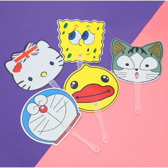 Quạt cầm tay cute nhiều hình ngộ nghĩnh 2250 siêu thị gia đình vp88