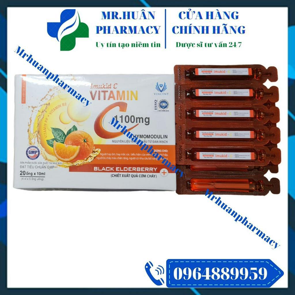 Imukid C Vitamin C  - Dùng cho người hay ốm vặt, viêm đường hô hấp, chảy máu chân răng, bổ sung vitamin C
