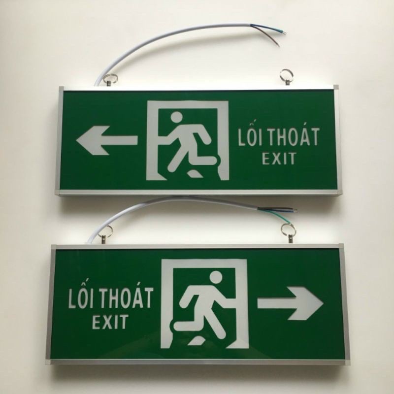 ĐÈN EXIT THOÁT HIỂM, LỐI THOÁT,  EXIT, 1 MẶT 2 MẶT