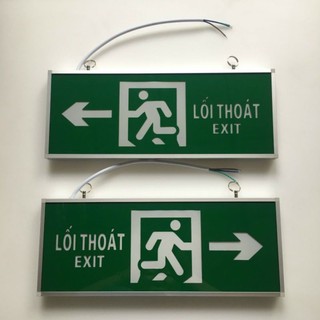 ĐÈN EXIT THOÁT HIỂM, LỐI THOÁT,  EXIT, 1 MẶT 2 MẶT