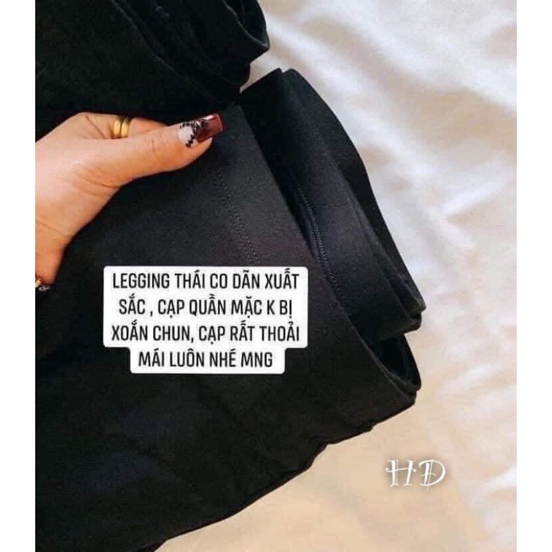 Quần legging nữ ngố dài trên gối  nâng mông siêu hót chất liệu mát mịn dầy dặn,hàng may kỹ loại 1 | BigBuy360 - bigbuy360.vn