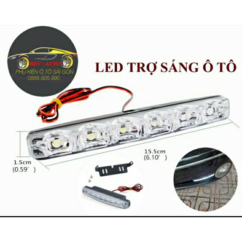 2 Đèn Led trợ sáng đèn gầm - cản ô tô(Quà tặng)