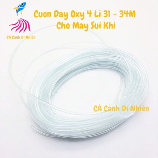 Cuộn dây oxy 4 li 31-34 Mét cho máy sục sủi khí hồ cá cảnh