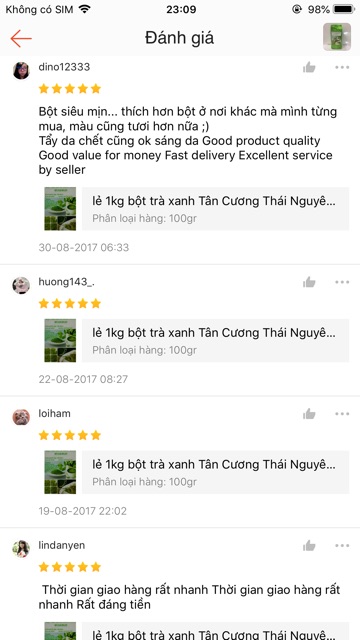 100gr bột trà xanh Thái Nguyên 100% nguyên chất