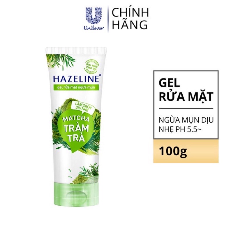 Sữa Rửa Mặt Sáng Da Hazeline 100g