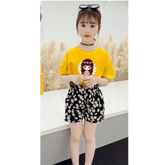 Set bộ quần áo mùa hè &quot;mẫu mới&quot;  dành cho bé gái 18-45kg. MA52.