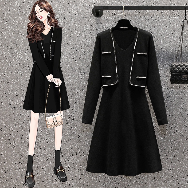 🌸Hàng Order🌸Váy Đầm Bigsize Váy Len Tăm Dáng Xòe Kiểu Cách Lạ Trẻ Trung Nữ Tính🌸Hàng Quảng Châu