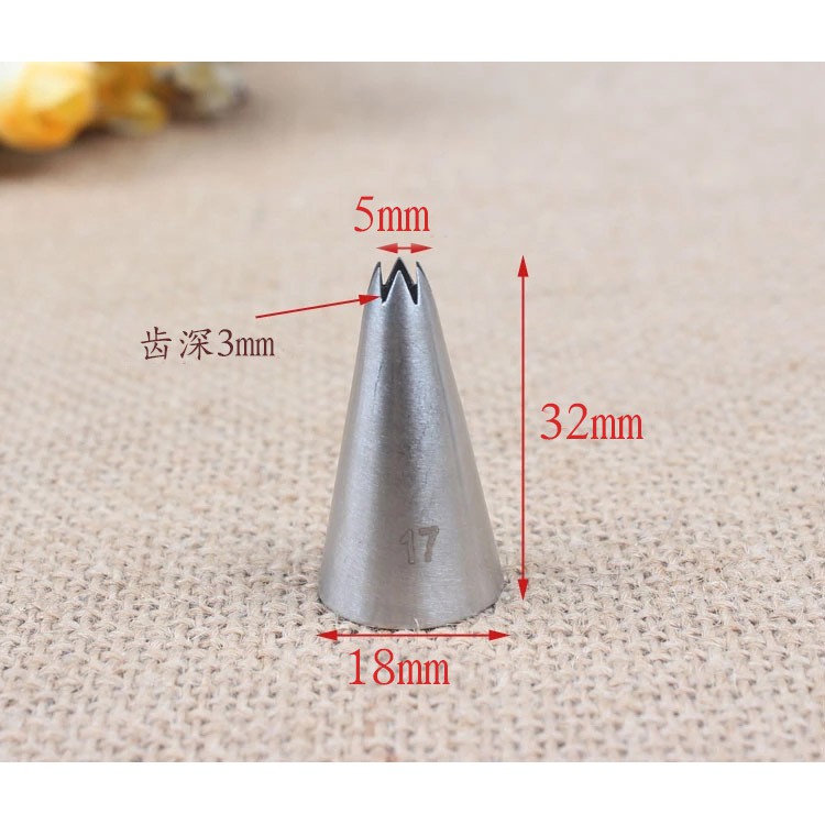Đui Bắt Kem Số 14-17/Đuôi Đúc Sao 5 Cánh