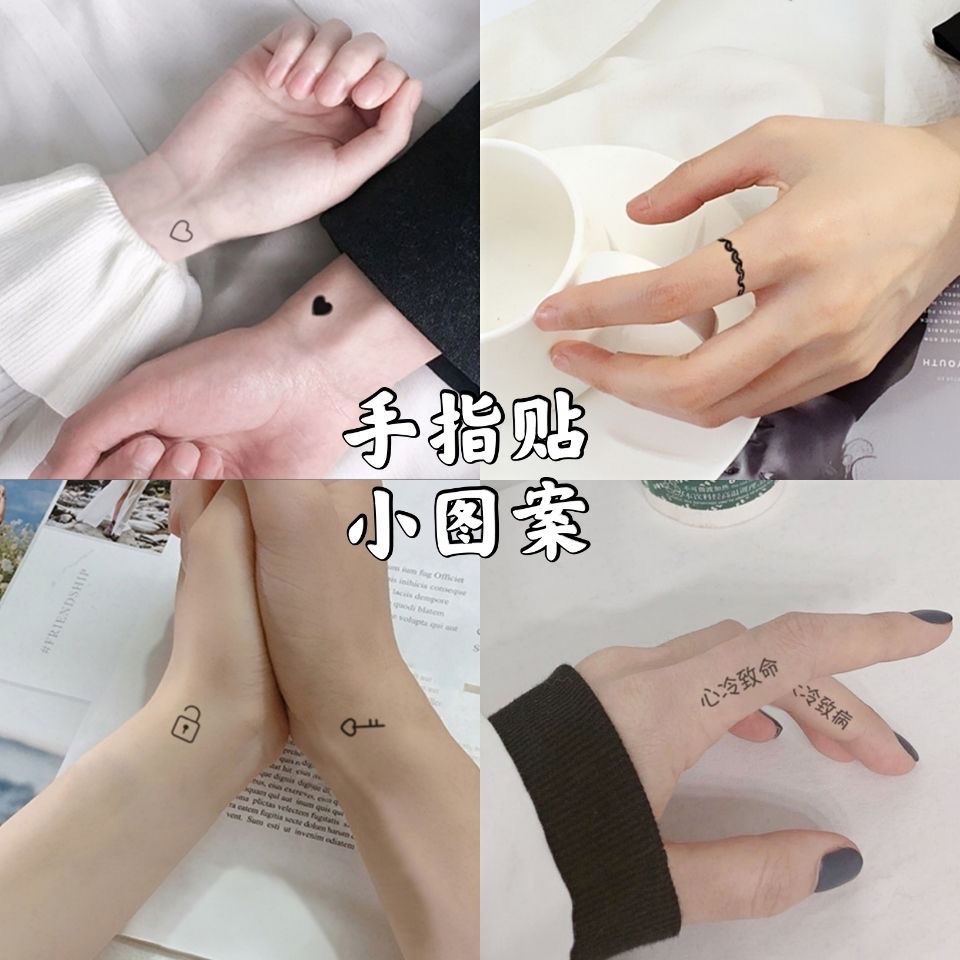 Hình xăm dán ngón tay chống thấm nước lâu trôi zxczf3qa128.vn220111