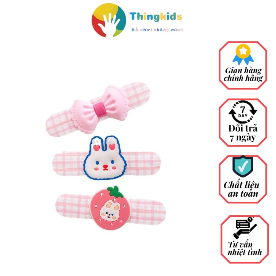 Miếng dán tóc mái dùng tạo kiểu không làm tổn thương tóc tiện lợi cho bé gái - Thingkids